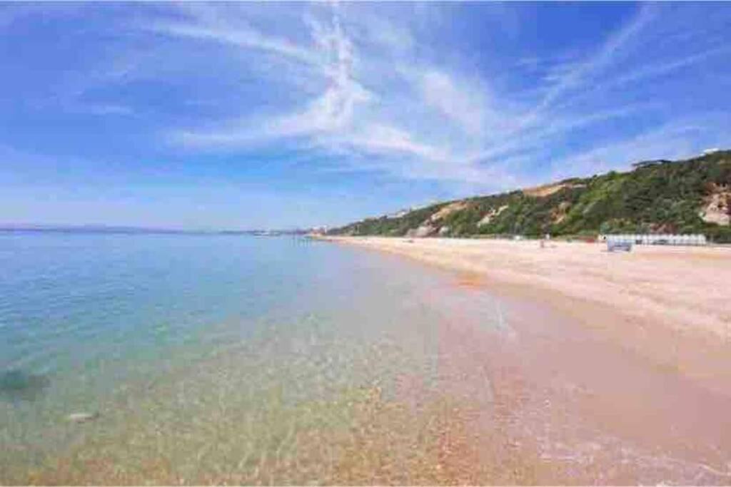Bournemouth Nr Town Beach Train Coach Shops Lovely Entire Apartment Allows Quiet Good Dogs Bagian luar foto